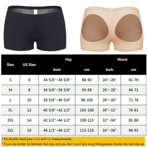 Women's Butt Lift Body Shaper Panty Butt Enhancer Booty Underwear - SMALL - Picture 5 of 6